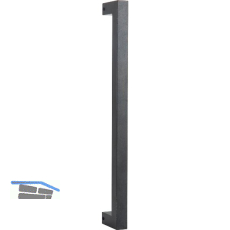 HALC� Sto�griff HT, 20 x 20 x 800 mm, Schwarzstahl ge�lt