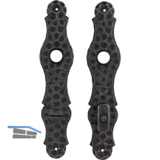 HALC� Langschild SILL - WC 90, schwarz passiviert