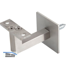 Handlauftr�ger mit Schraubbefestigung,Wandabstand 78 mm, Edelstahl