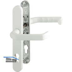 Dr�ckergarnitur LIVERPOOL - Schmalschild PZ, 77-82, Aluminium wei� RAL 9016