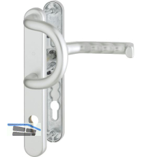 Wechselgarnitur LIVERPOOL - Schmalschild PZ, 77-82, silber eloxiert