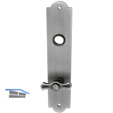 SCH�SSWENDER Langschild SIEGFRIED - WC 90, 38 - 45, schwarz passiviert