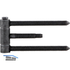 Steckband 3-teilig 18 mm, brandschutztauglich,Stahl verzinkt schwarz passiviert