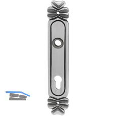 SCH�SSWENDER Langschild BERCHTESGADEN - PZ 88, Stahl schwarz passiviert