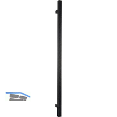 HALC� Sto�griff HT, 30 x 30 x 1000 mm, Stahl verzinkt schwarz passiviert