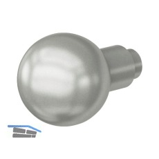 MARCHESI Knopfdr�ckerlochteil Kugelform, � 50 mm, Ansatz 16 mm, Edelstahl