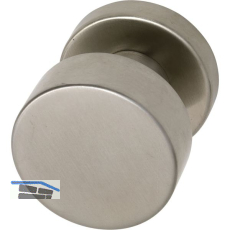 MARCHESI T�rknopf Flachform - auf Rosette �50, fest auf Rosette 50x11, Edelstahl