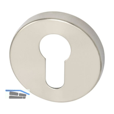 MARCHESI Zylinderrosette PZ, � 50 mm, H�he 7 mm, Edelstahl matt