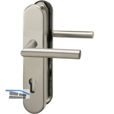 GRUNDMANN Sicherheits-Dr�ckergarnitur 2552 L-Form, 8,5 mm, RC2, Edelstahl matt