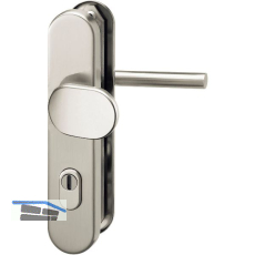 GRUNDMANN Sicherheits-Wechselgarnitur 2552 L-Form,KZS,8,5 mm,RC3,Edelstahl matt