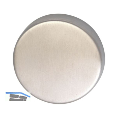 FH-Blindrosette WG /FH mit Anschraubtr�ger "T", � 50, H: 8, Edelstahl matt