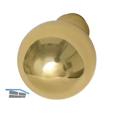 MARCHESI Knopfdr�ckerlochteil Kugelform, � 50 mm, Messing poliert