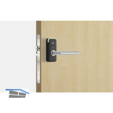 SALTO Rosettenbeschlag XS4 Mini EM150W VK 8 mm TS 47-60 mm W-Dr�cker Edelstahl