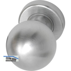 MARCHESI FH T�rknopf Kugelform - auf Rosette� 50 mm fest, Messing VM.