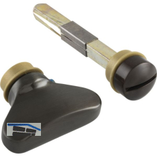 MARCHESI WC Sperrgarnitur, Messing patiniert schutzlackiert