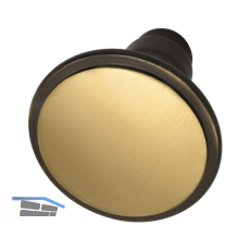 MARCHESI Knopfdr�ckerlochteil, � 55 mm, Messing patiniert