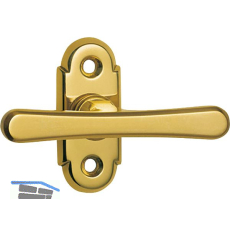 GRUNDMANN Fenstergriff ALT-WIEN 926 - sichtbar geschraubt, 7x35, Messing poliert