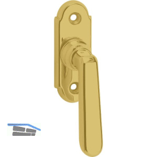 GRUNDMANN Fenstergriff ALT-WIEN 904 - sichtbar geschraubt, 7x35, Messing poliert