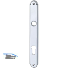 Langschild ALT - WIEN, PZ 88, Messing verchromt