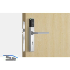 SALTO Langschildbeschlag XS4 One EM752WFH,PZ92,VK 9 mm,IP55,TS 75-90mm,Edelstahl