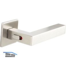 MARCHESI Dr�ckerpaar SQUARE Smart Look, T�rst�rke 50-57 mm, Edelstahl matt