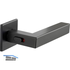 MARCHESI Dr�ckerpaar SQUARE Smart Look, T�rst�rke 38-45 mm, Edelstahl schwarz