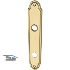 MARCHESI Langschild K�LN - WC 90, Messing poliert