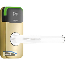 SALTO Abdeckplatte XS4 Mini Metall Edelstahl Messing poliert PVD