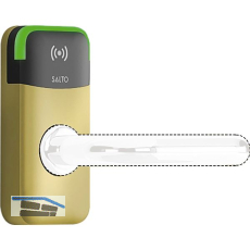 SALTO Abdeckplatte XS4 Mini Metall Edelstahl Messing matt PVD