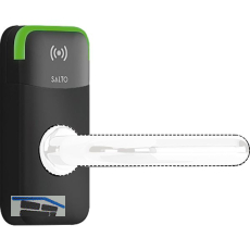 SALTO Abdeckplatte XS4 Mini Metall Edelstahl schwarz