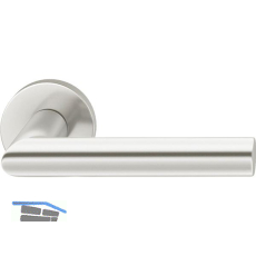 FSB Haust�rhalbgarnitur 70 1076 rechts, runde Rosette, Aluminium silber eloxiert