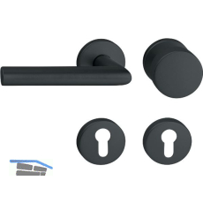 FH-Wechselgarnitur GEHRUNG - auf Rosette PZ, VK 8/8,5, 38 - 45, schwarz, L