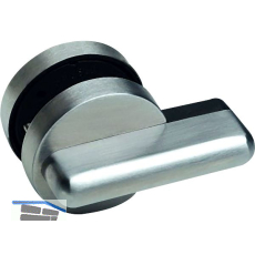 Trennwandverriegelung mit �berwurfriegel, rot gr�n Anzeige, Edelstahl