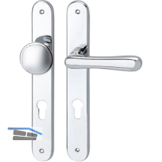 Haust�rwechselgt. ELEGANT 22 - auf Langschild PZ88, Messing verchromt