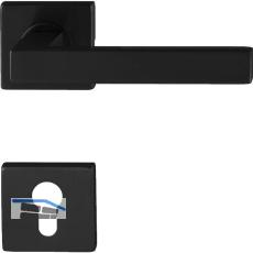 MARCHESI Dr�ckergarnitur CHIA PZ, mit St�tznocken, Edelstahl schwarz matt