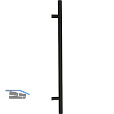 MARCHESI T�rgriff 8202, 720 mm, Edelstahl schwarz matt pulverbeschichtet