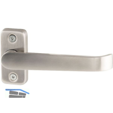 MARCHESI Rahment�rdr�cker 1494-2618 eckige Rosette, Edelstahl matt