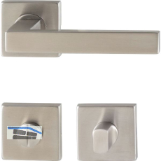 MARCHESI Dr�ckergarnitur CHIA WC, ohne St�tznocken, Edelstahl matt