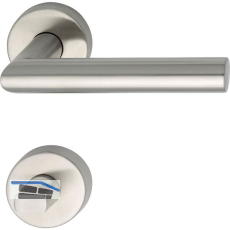 MARCHESI Dr�ckergarnitur GEHRUNG WC, ohne St�tznocken, Edelstahl matt