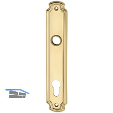 MARCHESI Langschild SCH�NBRUNN - PZ 88, Messing poliert