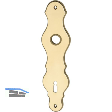 MARCHESI Langschild L�FFELFORM - BB 90, Messing poliert