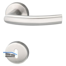 MARCHESI Dr�ckergarnitur RIGA - auf Rosette BB, 38 - 45, Edelstahl matt