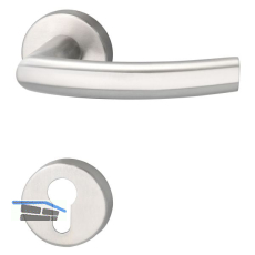 MARCHESI Dr�ckergarnitur RIGA - auf Rosette PZ, 38 - 45, Edelstahl matt