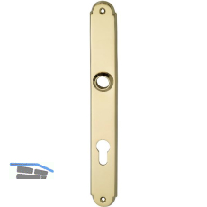 Haust�r - Langschild ALT - WIEN, PZ88, Messing poliert