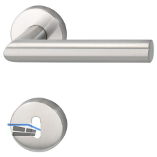 MARCHESI Dr�ckergarnitur GEHRUNG BB, mit St�tznocken, Edelstahl matt