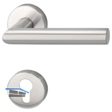 MARCHESI Dr�ckergarnitur GEHRUNG PZ, mit St�tznocken, Edelstahl matt