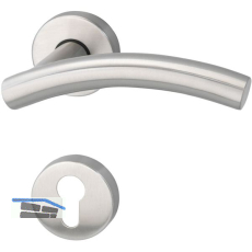 MARCHESI Dr�ckergarnitur MOSKAU - auf Rosette PZ, 38 - 45, Edelstahl matt