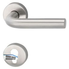 MARCHESI Dr�ckergarnitur HORIZONT - auf Rosette PZ, 38 - 45, Edelstahl matt