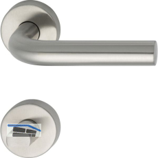 MARCHESI Dr�ckergarnitur HORIZONT - auf Rosette WC, 38 - 45, Edelstahl matt