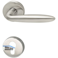 MARCHESI Dr�ckergarnitur VERONESE - auf Rosette PZ, 38 - 45, Edelstahl matt